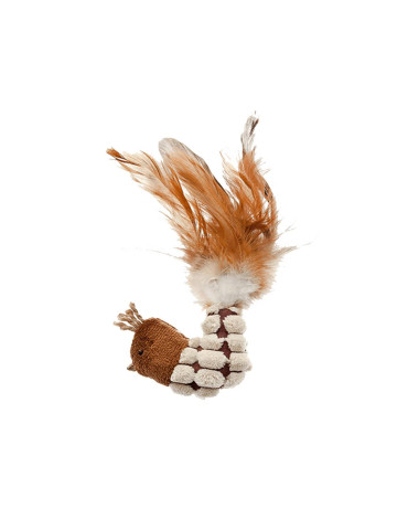 Jouet pour Chat Paire d'oiseaux sonores avec Plumes Ferribiella 2