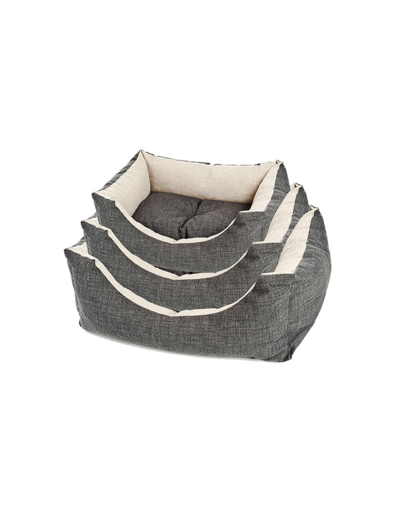 Ferribiella Panier Chien et Chat gris et beige