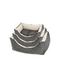 Ferribiella Panier Chien et Chat gris et beige