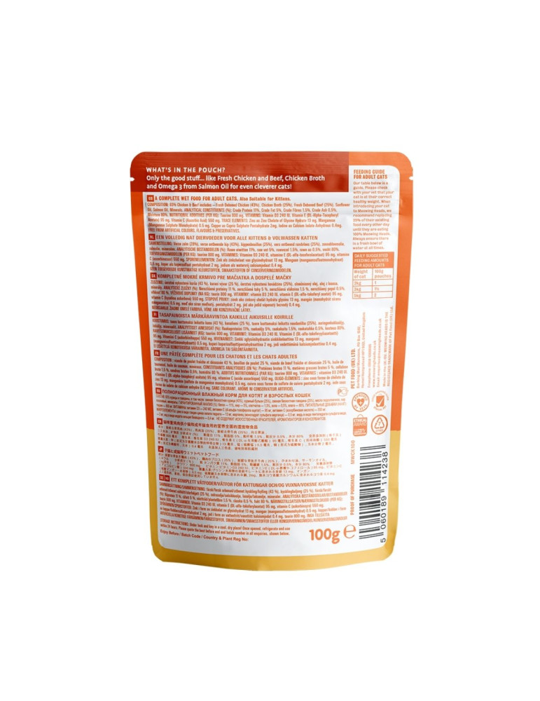 Meowing Heads Pâtée Chat Poulet "Paw Lickin' Chicken"