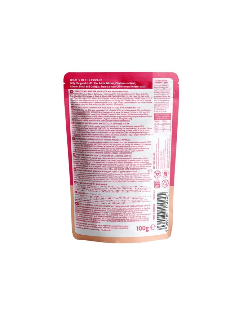 Meowing Heads Pâtée Chat Saumon "So-Fish-Ticated Salmon"