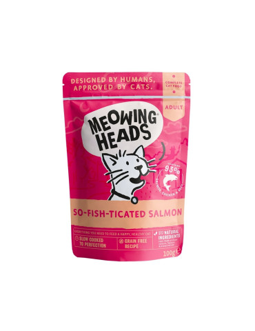 Meowing Heads Pâtée Chat Saumon "So-Fish-Ticated Salmon"
