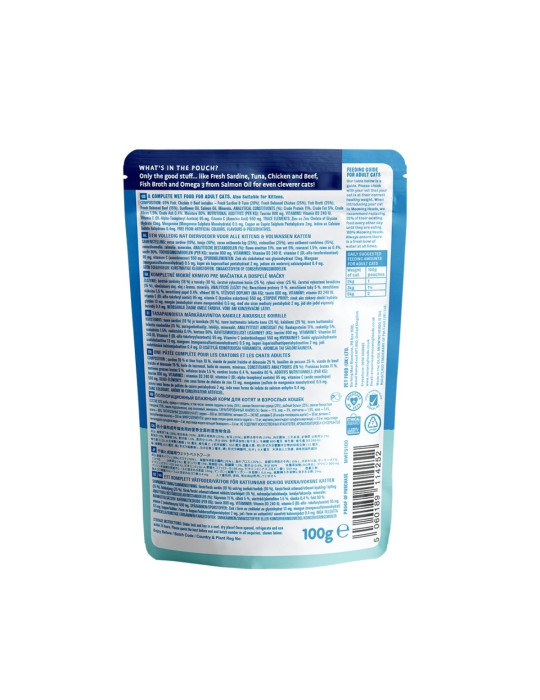 Meowing Heads Pâtée Chat Sardine "Surf & Turf"