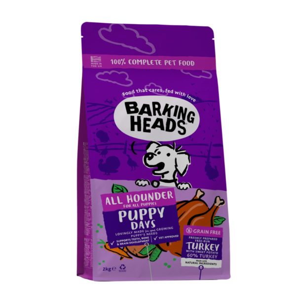 Puppy Days Barking Heads chiot dinde est spécialement conçu pour soutenir le développement des jeunes chiots !